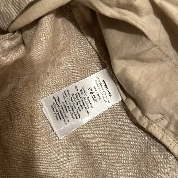 Everlane Linen Wrap Dress - Picture 6 of 7